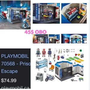 Playmobil jail escape … bars actually break off